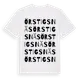 White t-shirt med Örstigsnäs ordlek t-shirt