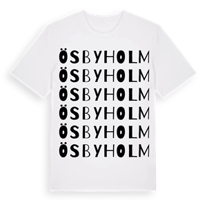 Ösbyholm ordlek t-shirt – ekologisk bomull t-shirt från Pinshirt