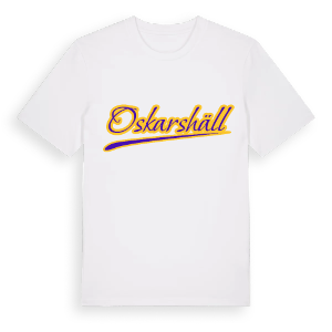 Oskarshäll baseball t-shirt – ekologisk bomull t-shirt från Pinshirt
