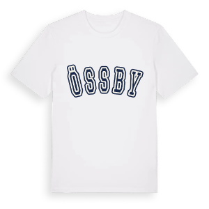 Össby college t-shirt – ekologisk bomull t-shirt från Pinshirt