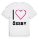 Jag älskar Össby t-shirt stort tryck
