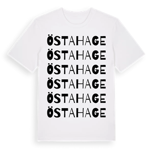 Östa hage ordlek t-shirt – ekologisk bomull t-shirt från Pinshirt