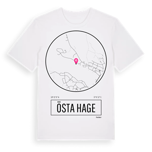 Östa hage t-shirt – ekologisk bomull t-shirt från Pinshirt
