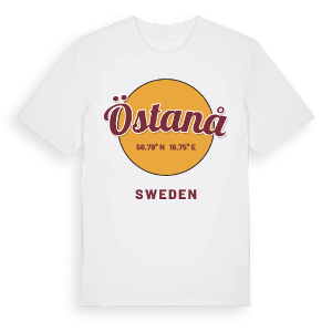 Östanå cirkel t-shirt – ekologisk bomull t-shirt från Pinshirt