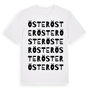 Öster ordlek t-shirt – ekologisk bomull t-shirt från Pinshirt
