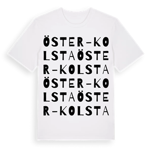 Öster-Kolsta ordlek t-shirt – ekologisk bomull t-shirt från Pinshirt