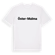 White t-shirt med Öster-Malma fetstil t-shirt