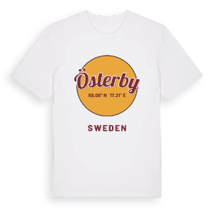 Österby cirkel t-shirt – ekologisk bomull t-shirt från Pinshirt