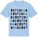 Blue Soul t-shirt med Österhage ordlek t-shirt