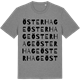 Mid Heather Gray t-shirt med Österhage ordlek t-shirt