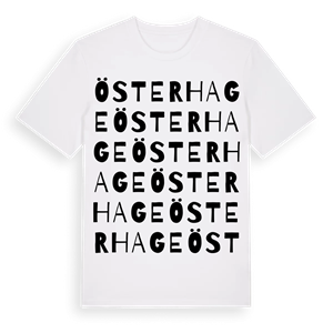 Österhage ordlek t-shirt – ekologisk bomull t-shirt från Pinshirt
