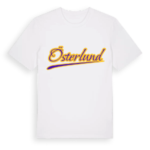 Österlund baseball t-shirt – ekologisk bomull t-shirt från Pinshirt