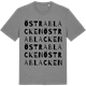 Mid Heather Gray t-shirt med Östra Blacken ordlek t-shirt