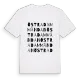 Östra Dammändan ordlek t-shirt