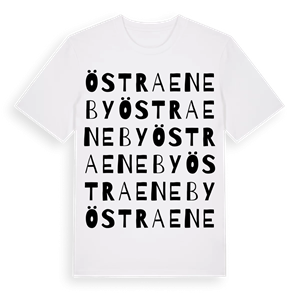 Östra Eneby ordlek t-shirt – ekologisk bomull t-shirt från Pinshirt