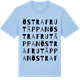 Blue Soul t-shirt med Östra Frutäppan ordlek t-shirt