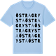 Blue Soul t-shirt med Östra Grysta ordlek t-shirt