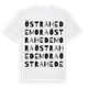 Östra Hedemora ordlek t-shirt