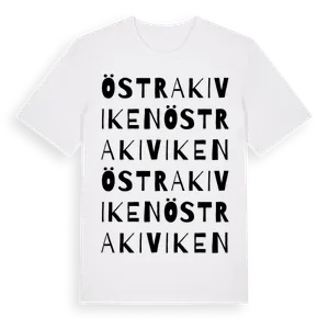 Östra Kiviken ordlek t-shirt – ekologisk bomull t-shirt från Pinshirt