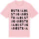 Pink Cotton t-shirt med Östra Kolstugan ordlek t-shirt