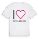 Jag älskar Östra Koviken t-shirt stort tryck