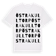 Östra Kulltorp ordlek t-shirt