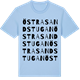 Blue Soul t-shirt med Östra Sandstugan ordlek t-shirt