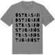 Mid Heather Gray t-shirt med Östra Sandstugan ordlek t-shirt