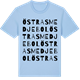 Blue Soul t-shirt med Östra Smedjebol ordlek t-shirt