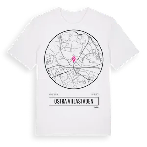 Östra Villastaden t-shirt – ekologisk bomull t-shirt från Pinshirt