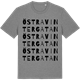 Mid Heather Gray t-shirt med Östra Vintergatan ordlek t-shirt