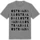 Mid Heather Gray t-shirt med Ostraknall ordlek t-shirt