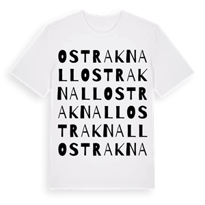 Ostraknall ordlek t-shirt – ekologisk bomull t-shirt från Pinshirt
