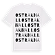 Ostraknall ordlek t-shirt