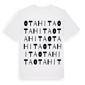 Otahita ordlek t-shirt – ekologisk bomull t-shirt från Pinshirt