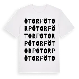 Ötorp ordlek t-shirt – ekologisk bomull t-shirt från Pinshirt