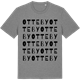 Mid Heather Gray t-shirt med Otteby ordlek t-shirt
