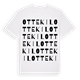 Ottekil ordlek t-shirt