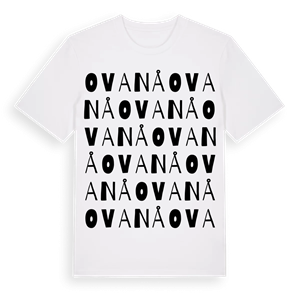 Ovanå ordlek t-shirt – ekologisk bomull t-shirt från Pinshirt