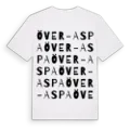 Över-Aspa ordlek t-shirt