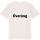 Vintage White t-shirt med Överäng fetstil t-shirt