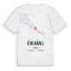 Överäng karta t-shirt