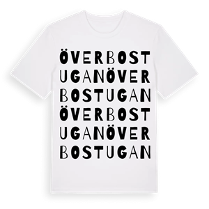 Överbostugan ordlek t-shirt – ekologisk bomull t-shirt från Pinshirt