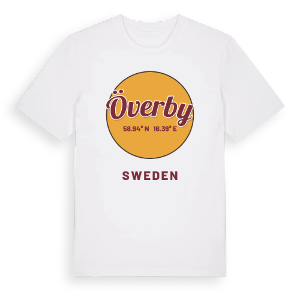 Överby cirkel t-shirt – ekologisk bomull t-shirt från Pinshirt