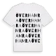 Överhamra ordlek t-shirt