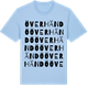 Blue Soul t-shirt med Överhändö ordlek t-shirt