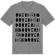Mid Heather Gray t-shirt med Överhändö ordlek t-shirt
