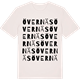 Vintage White t-shirt med Övernäs ordlek t-shirt