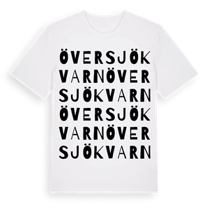 Översjökvarn ordlek t-shirt – ekologisk bomull t-shirt från Pinshirt