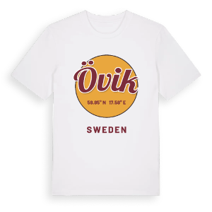Övik cirkel t-shirt – ekologisk bomull t-shirt från Pinshirt